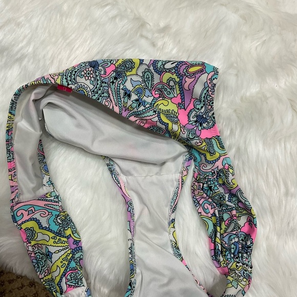 Victoria's Secret Black and Colorful Bikini Set with Halter Neck - Picture 5 of 12